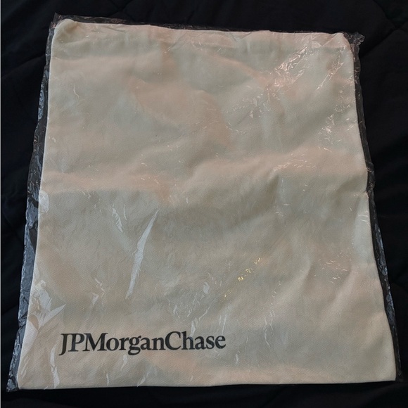 JPMorgan Chase Cream Tote Bag